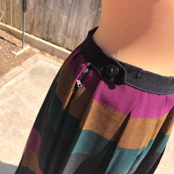 Perfect Autumn Vintage pleated skirt - Picture 9 of 12